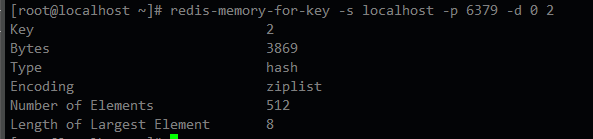 How does redis view the memory size occupied by a single key