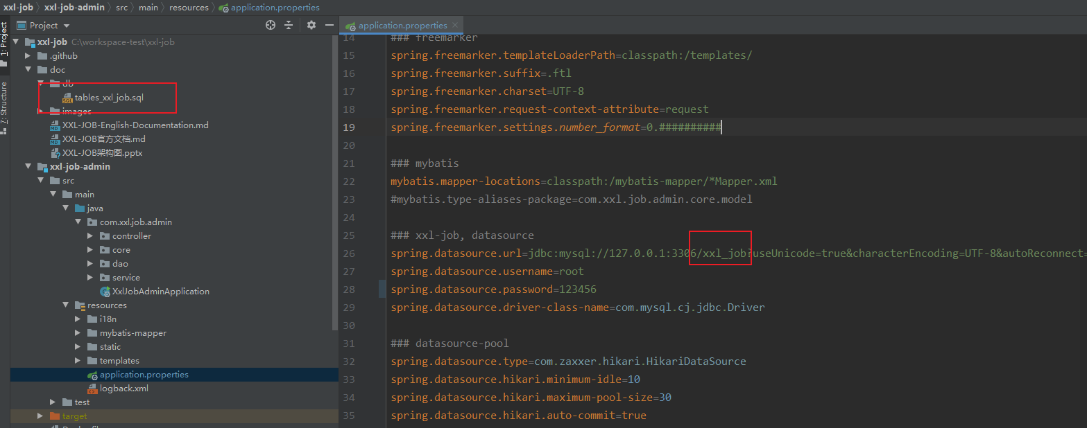Installation and use of distributed task scheduling platform xxl-job