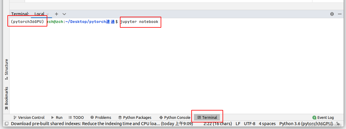 jupyter notebook & pycharm (anaconda)