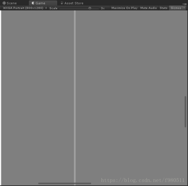 关于做2D游戏时，Canvas边界显示在Game窗口的问题