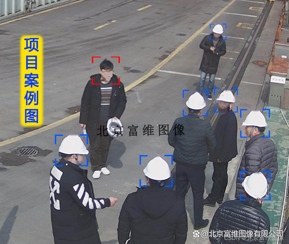 Fuwei helmet wearing recognition system example